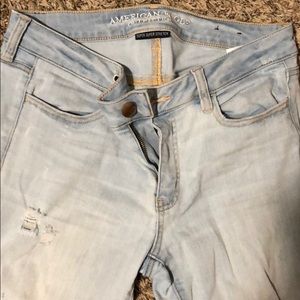 Light wash jeans